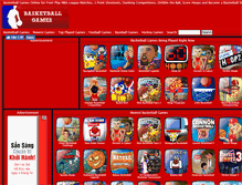 Tablet Screenshot of basketballgames.org